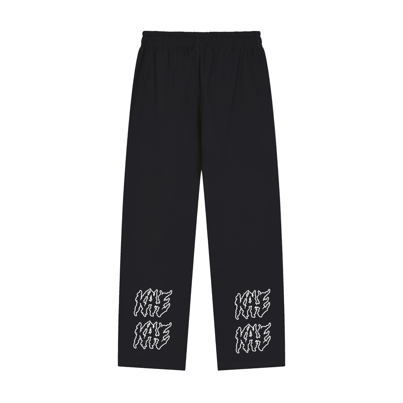Solid Color Straight-Leg Sweatpants